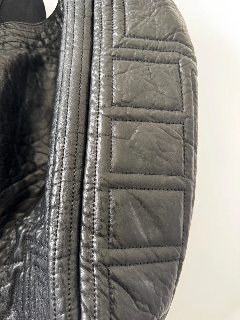 Givenchy Black Quilted Leather Hobo